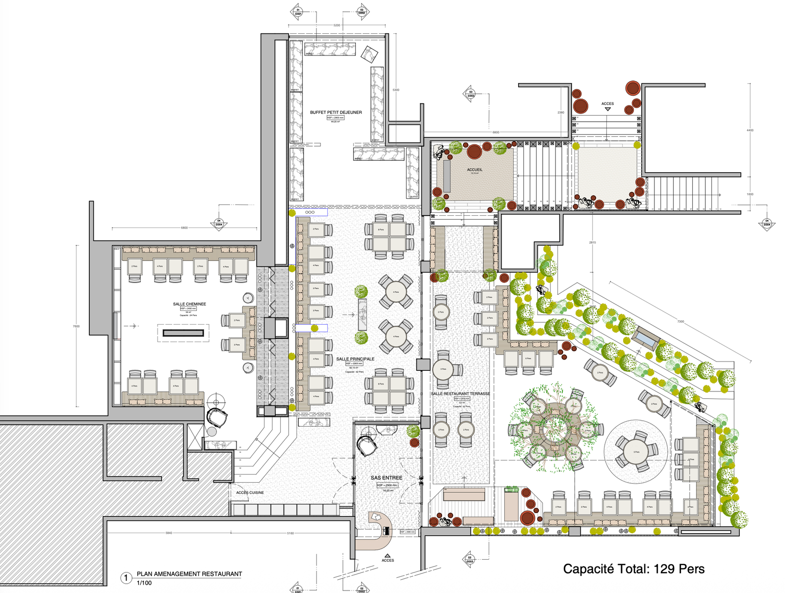 doce interiors restaurant Bruno Truffe