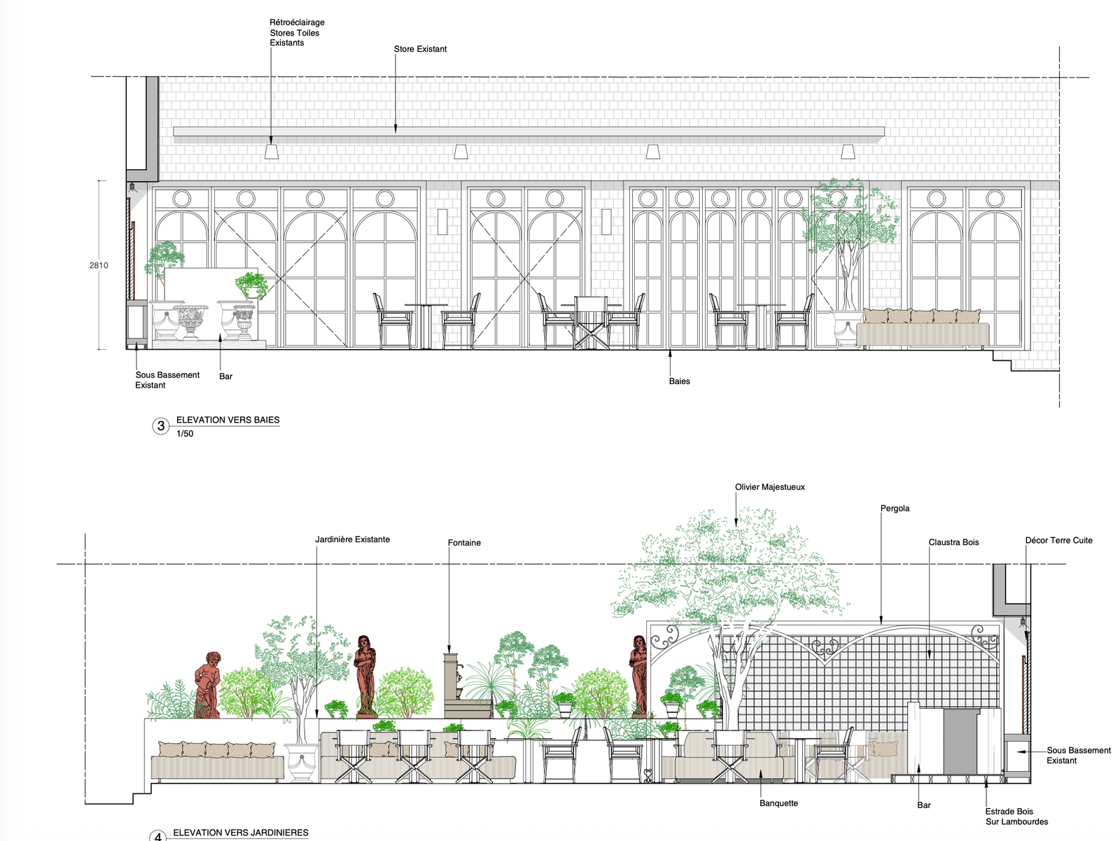 doce interiors restaurant Bruno Truffe