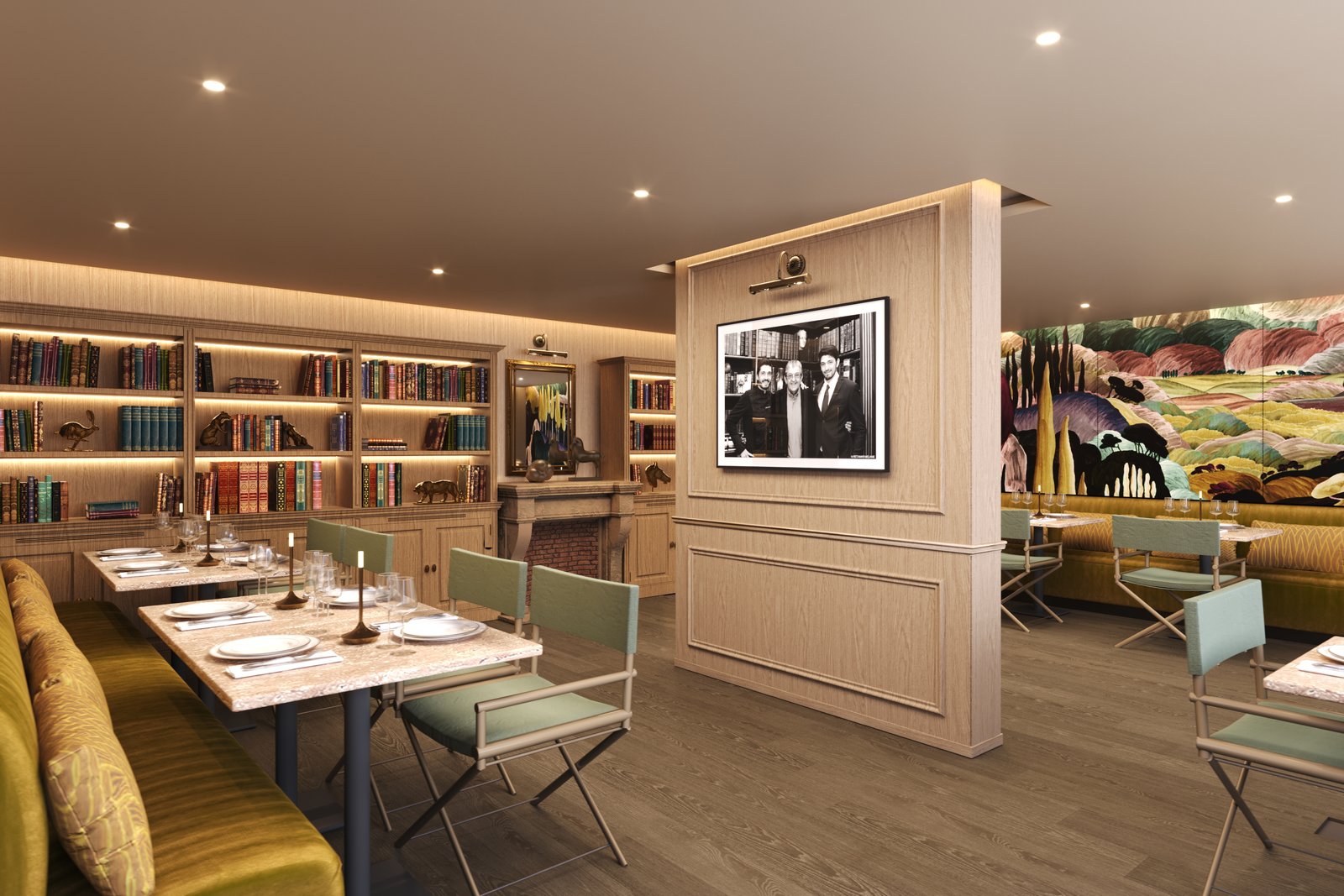 doce interiors restaurant Bruno Truffe